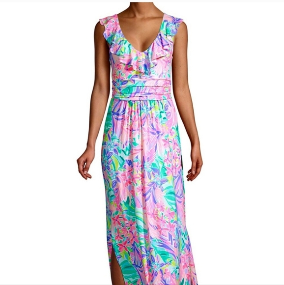 Lilly Pulitzer Mirella Maxi Dress - Picture 1 of 3